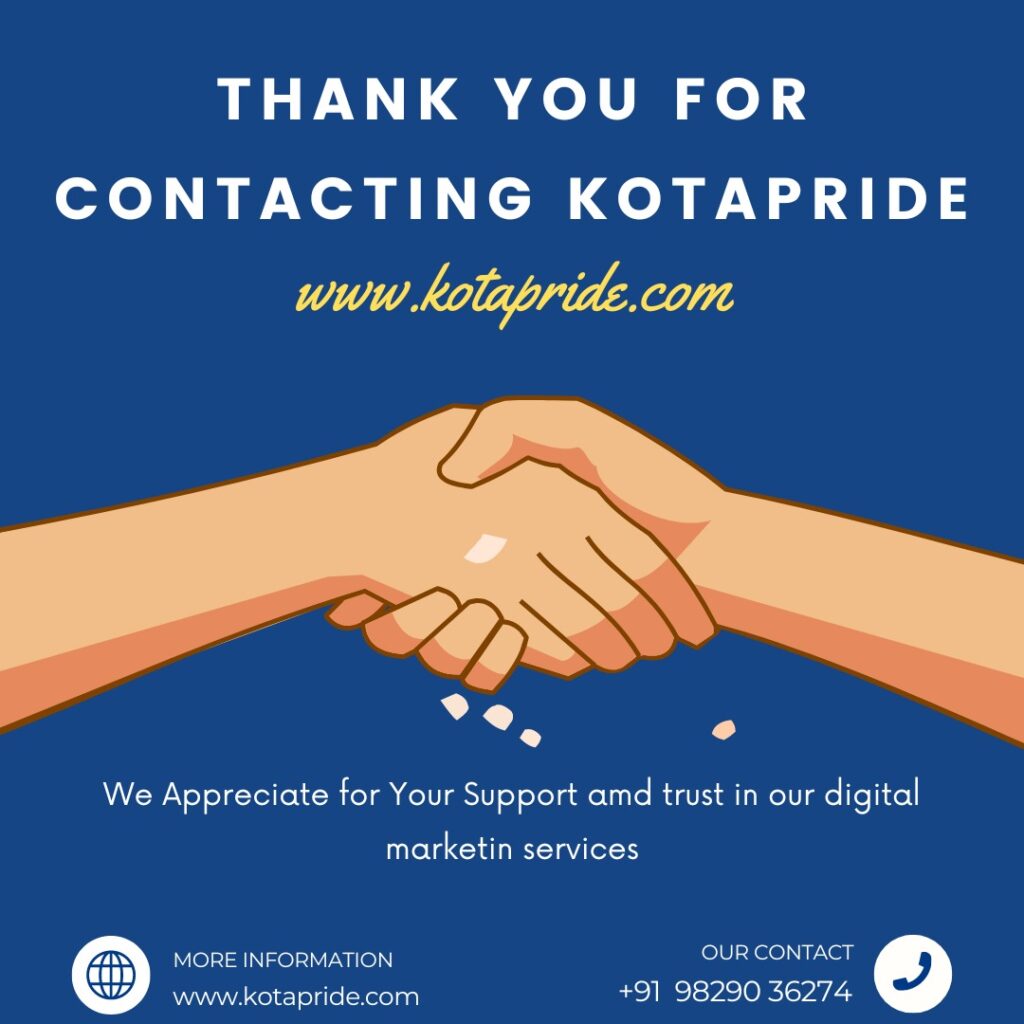 A Heartfelt Thank You from KotaPride Digital!