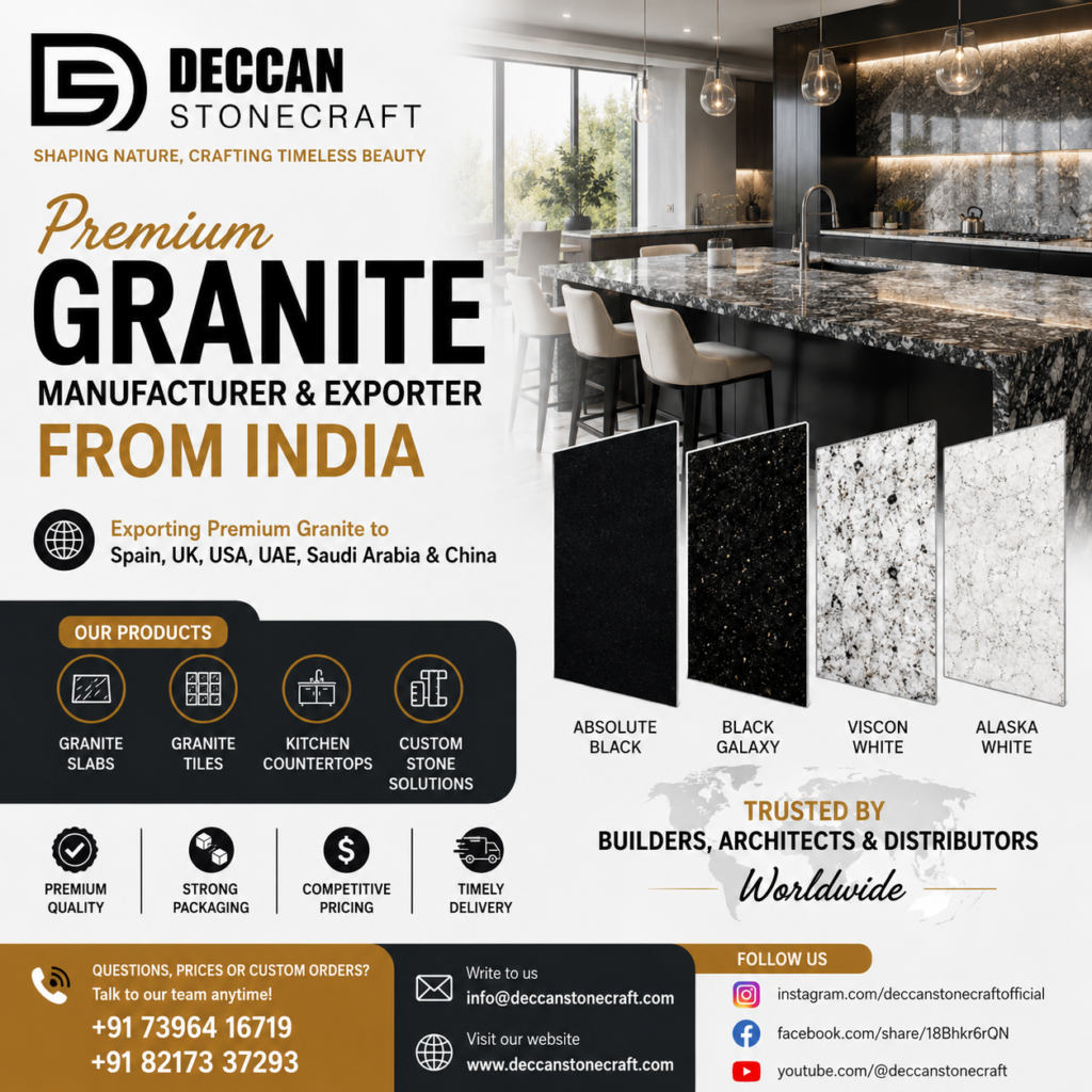 Deccan Stonecraft – Trusted Granite Manufacturer & Exporter from India