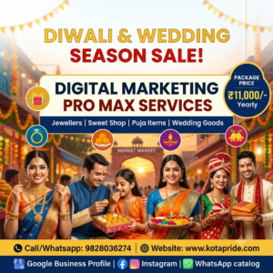 Digital Marketing Pro Max Package for Jewellers, Sweet Shops, Puja Items and Wedding Goods