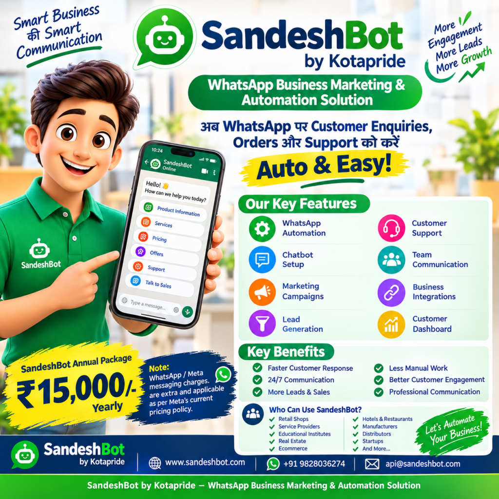 SandeshBot – WhatsApp Automation Solution for Businesses in 2026